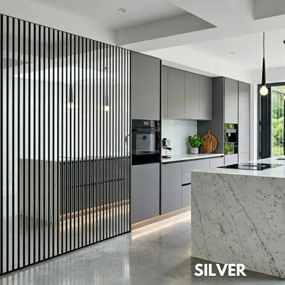Premium Acoustic Slatted Wall Panel (Multiple Colours)