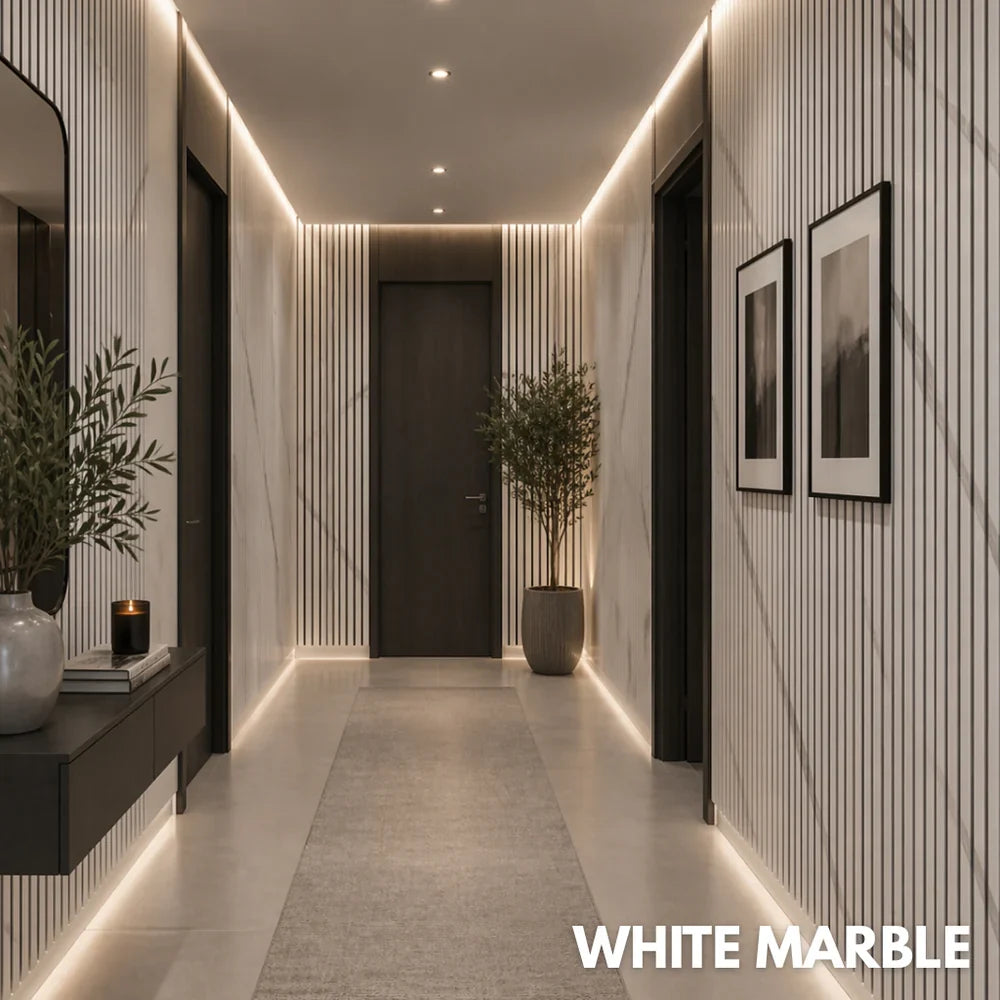 Premium Acoustic Slatted Wall Panel (Multiple Colours)