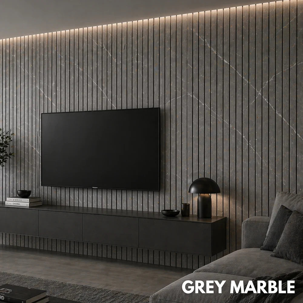 Premium Acoustic Slatted Wall Panel (Multiple Colours)