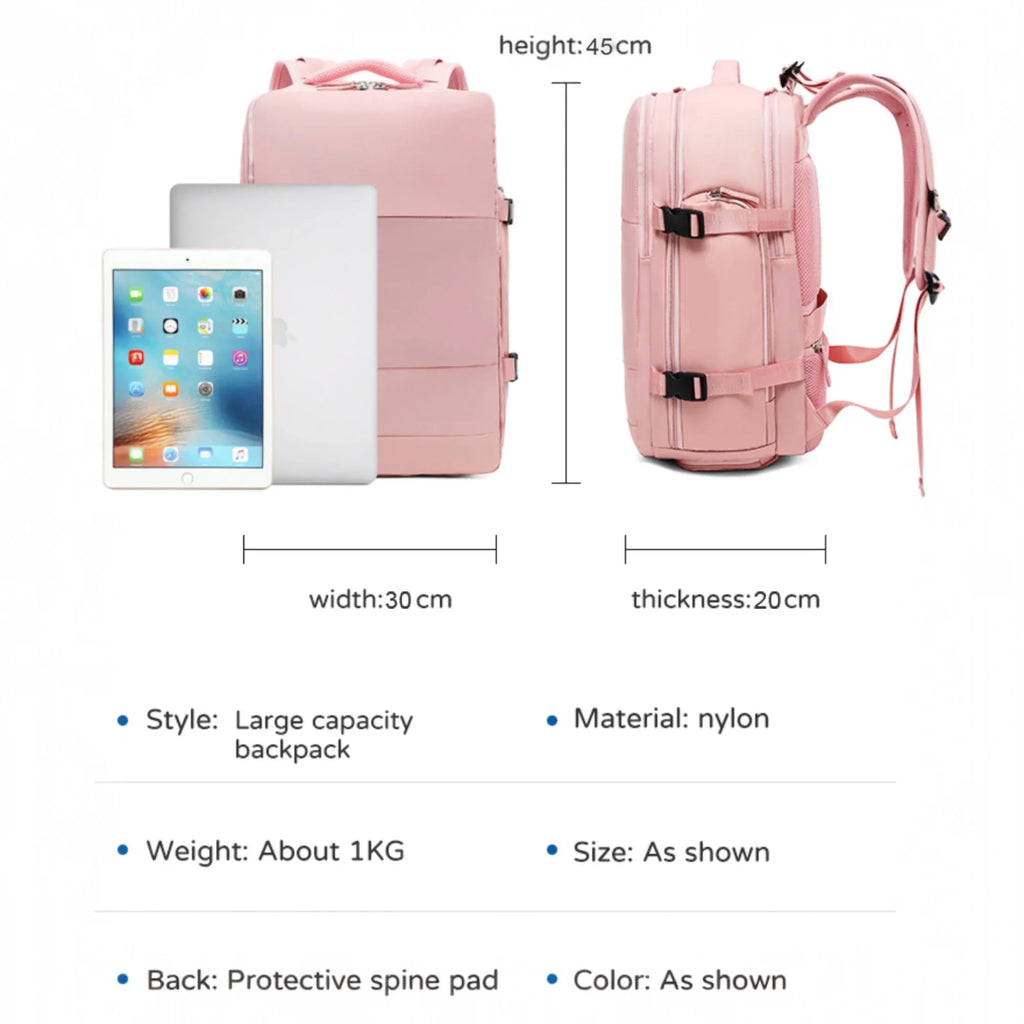 Mochila de Viaje para Cabina de Avión.