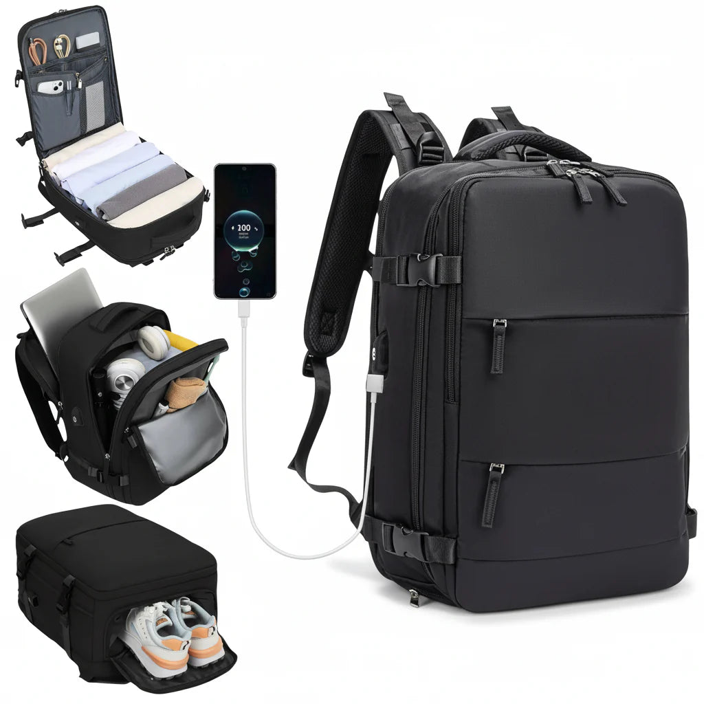 Mochila de Viaje para Cabina de Avión.